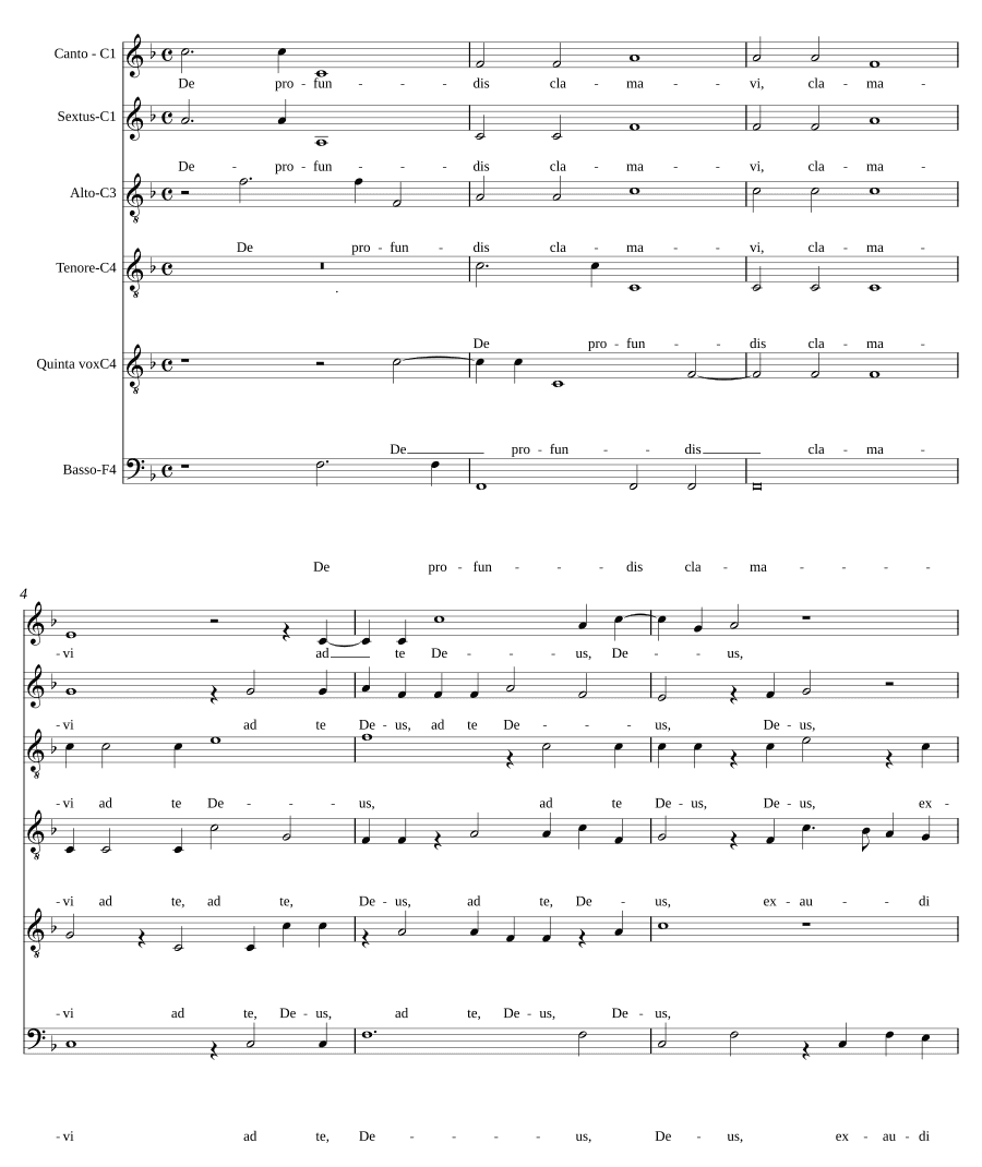 Из глубины воззвал я (De profundis clamavi)
