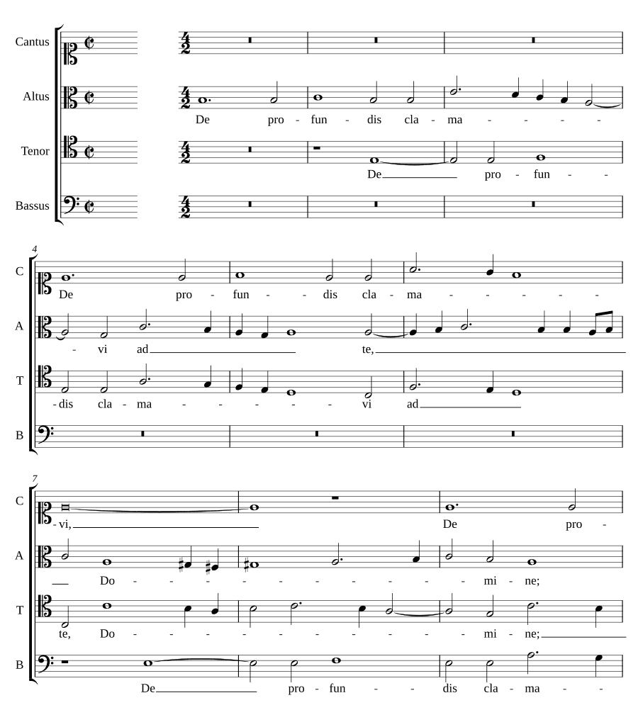Из глубины воззвал я (De profundis clamavi)