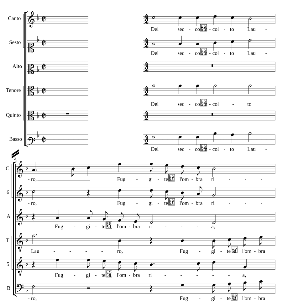От сухого дикого лавра (Del secco incolto Lauro)
