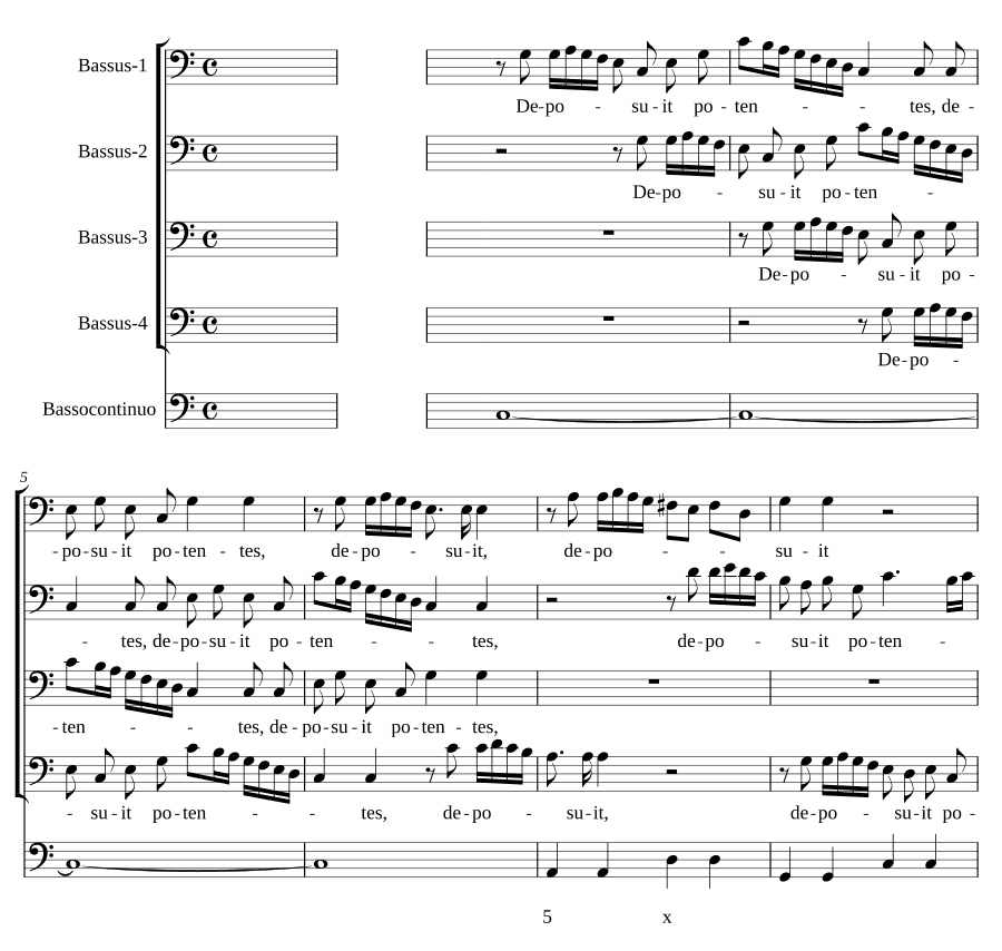 Снизил сильных с престола (Deposuit potentes de sede)