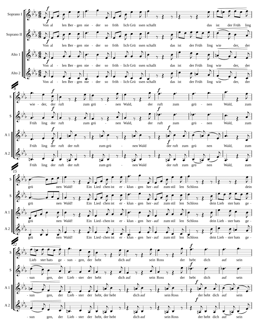 Жених, соч. 44 № 2 (Der Bräutigam, Op. 44, No. 2)