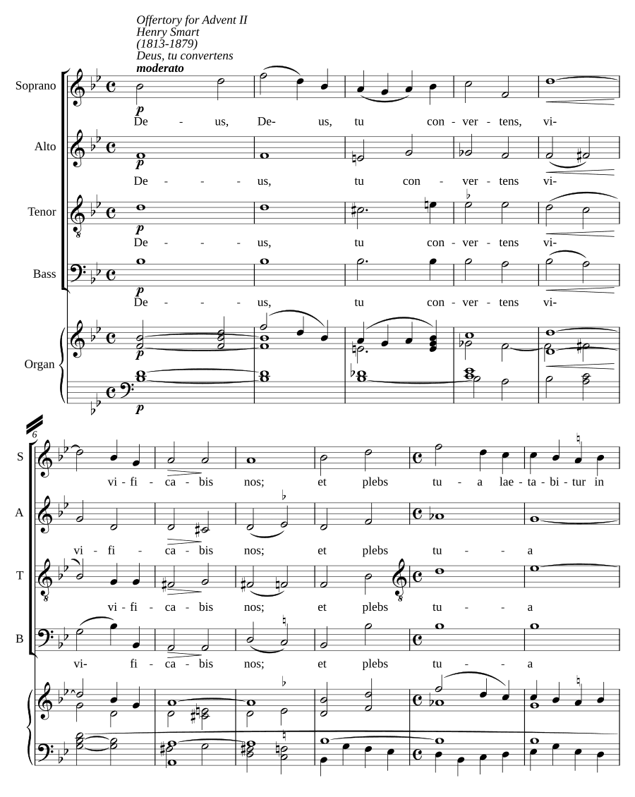 Боже, Ты обратишь нас (Deus tu convertens)