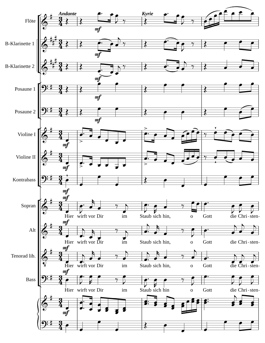 Немецкая месса, соч. 22 (Deutsche Messe Op. 22)