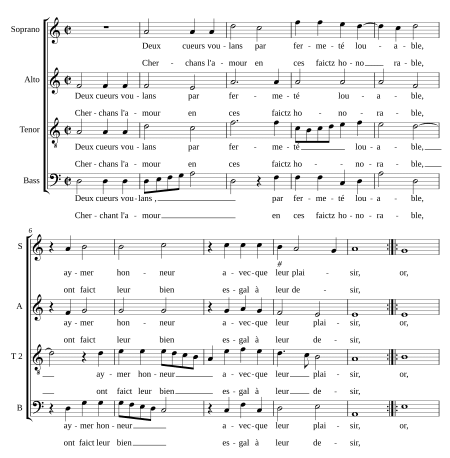 Два влюблённых сердца (Deux cueurs voulans)