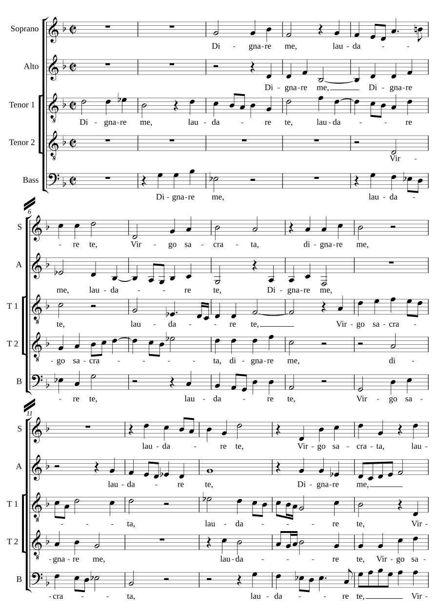 Будь милостив ко мне (Dignare me)