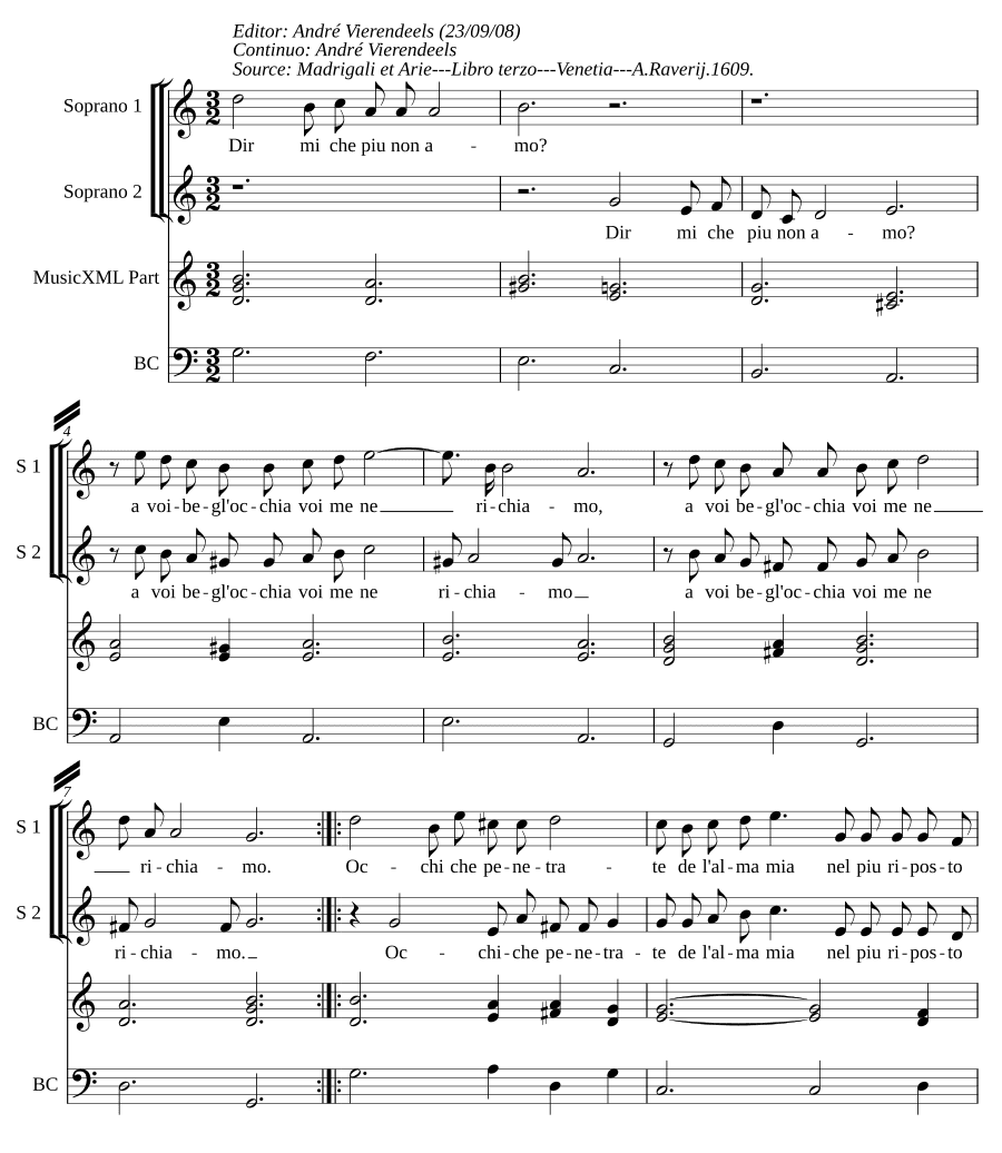 Скажи мне, что я больше не люблю (Dir mi che piu non amo)