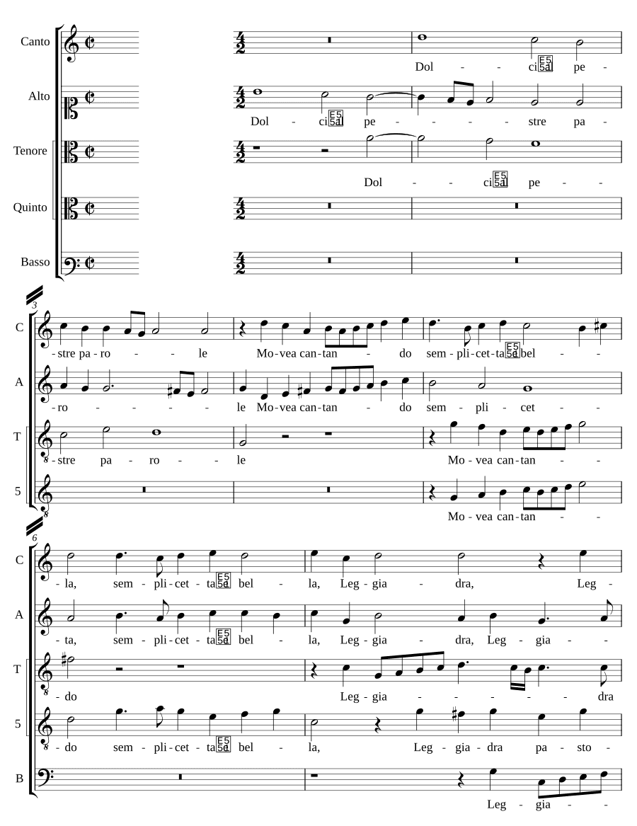 Сладкие горные слова (Dolci alpestre parole)