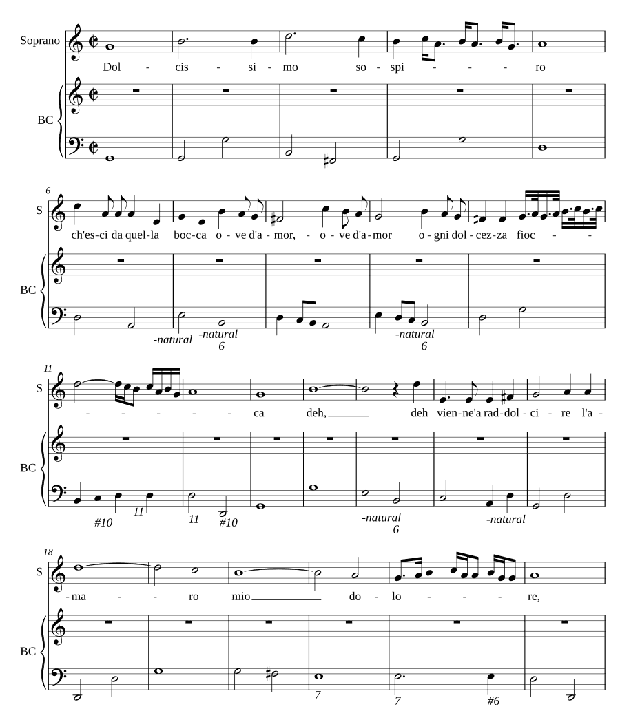 Очень сладкий вздох (Dolcissimo sospiro)