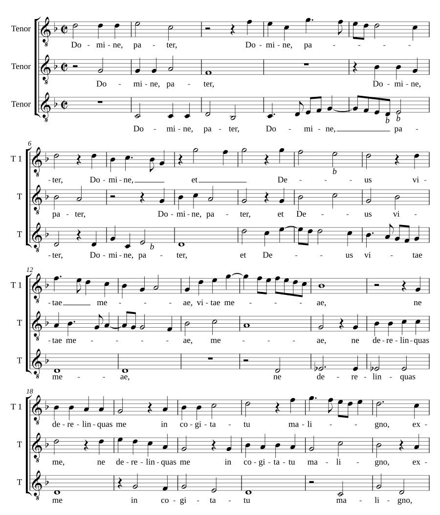 Господи, Отец (Domine, Pater)