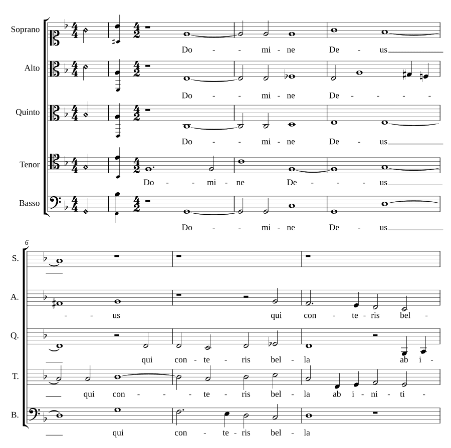 Господи Боже, Ты, кто прекращаешь войны (Domine Deus qui conteris bella)