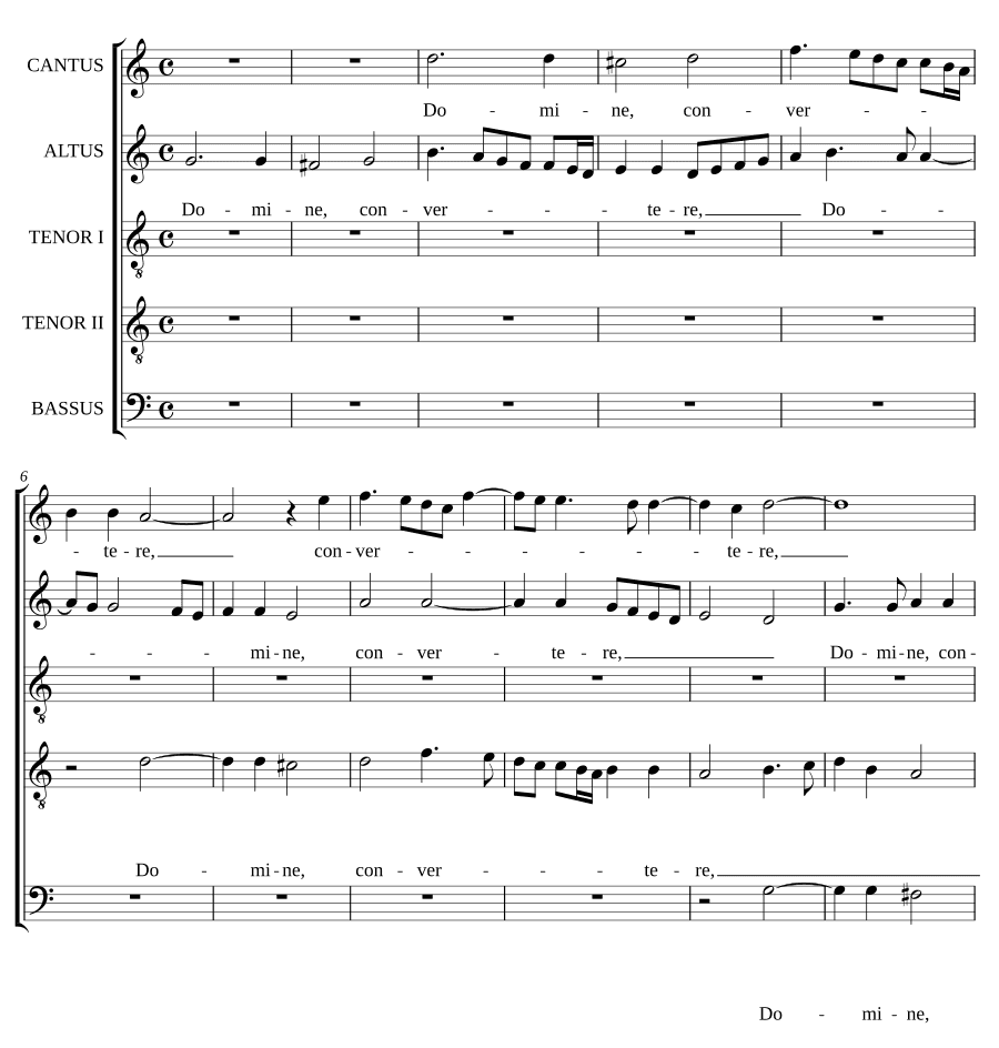 Господи, обратись (Domine convertere)
