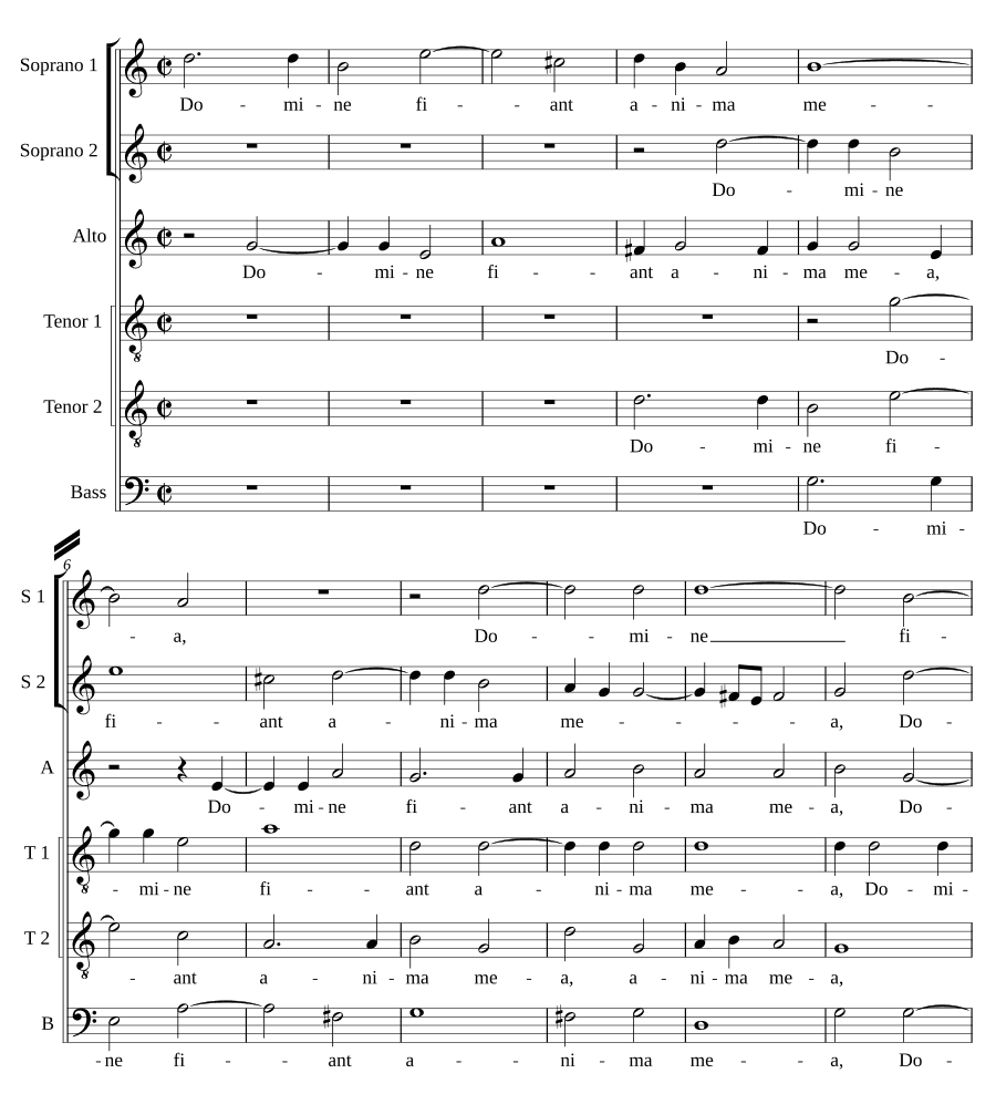 Господи, да будет душа моя (Domine fiant anima mea)