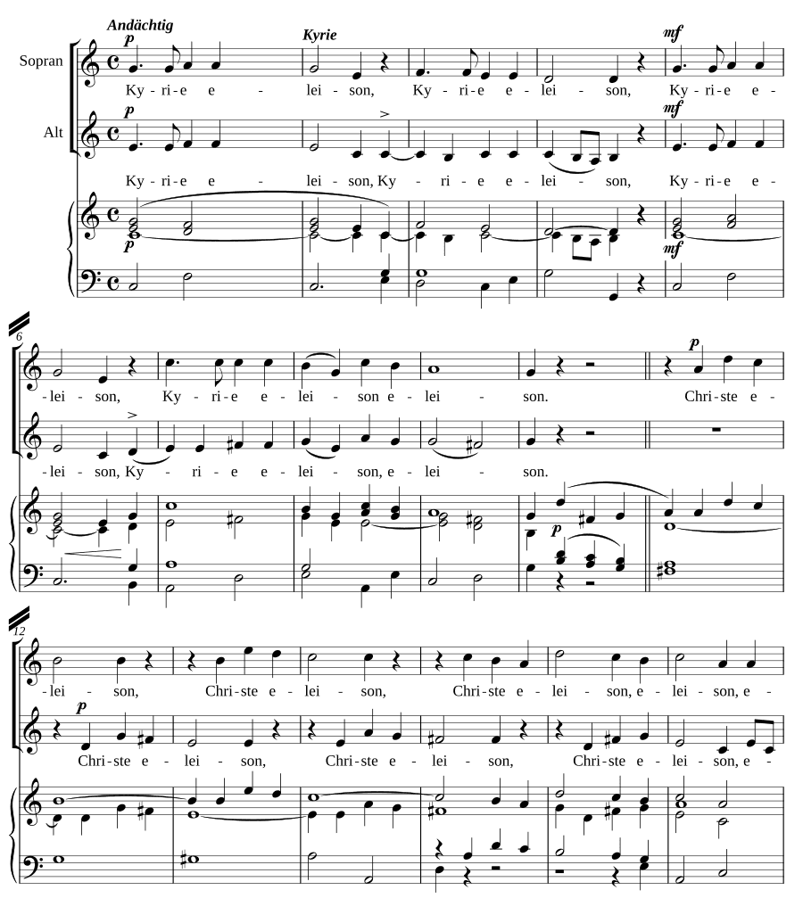 Месса Доминика (Dominicus Messe)
