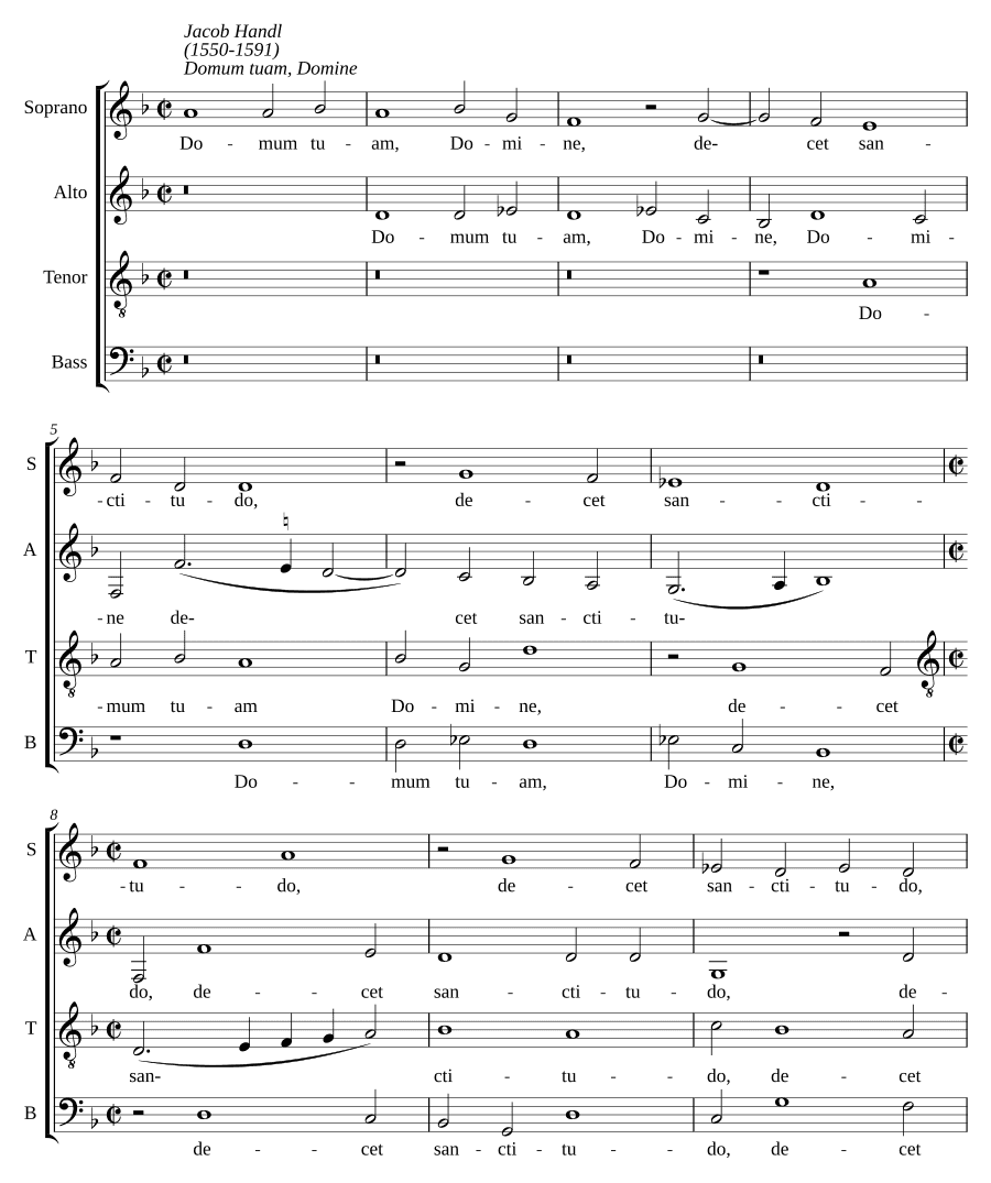 Дом Твой, Господи (Domum tuam, Domine)