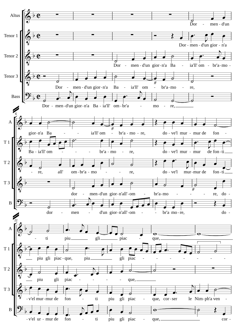 Спя однажды (Dormend' un giorno)