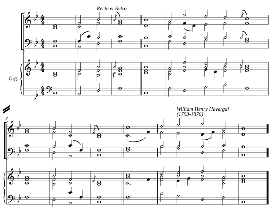 Двойной распев си-бемоль мажор VI (Double chant in B flat major VI)