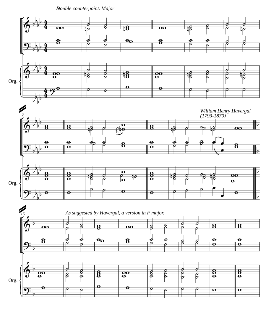 Двойной распев фа минор IV (Double chant in F minor IV)
