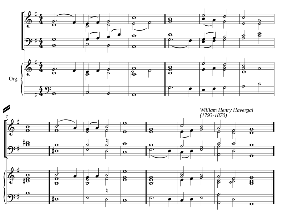 Двойной распев соль мажор X (Double chant in G major X)