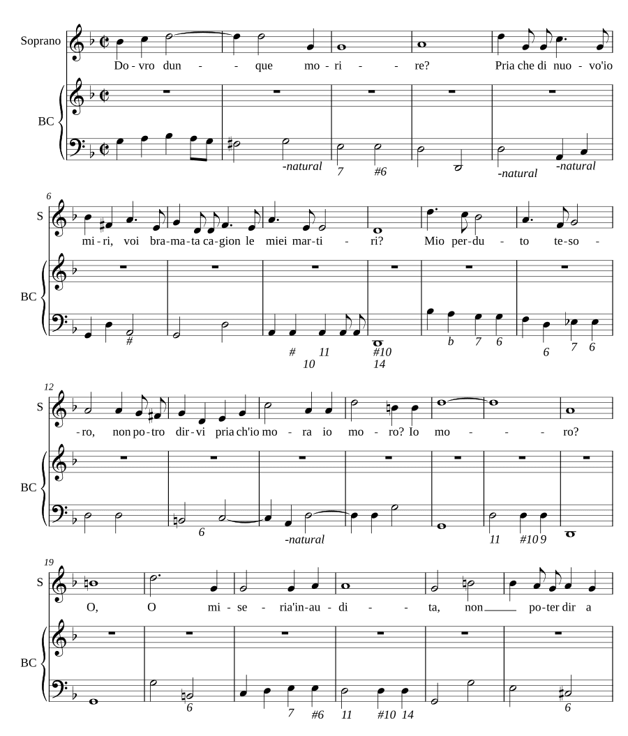 Мне придётся умереть (Dovro dunque morire)