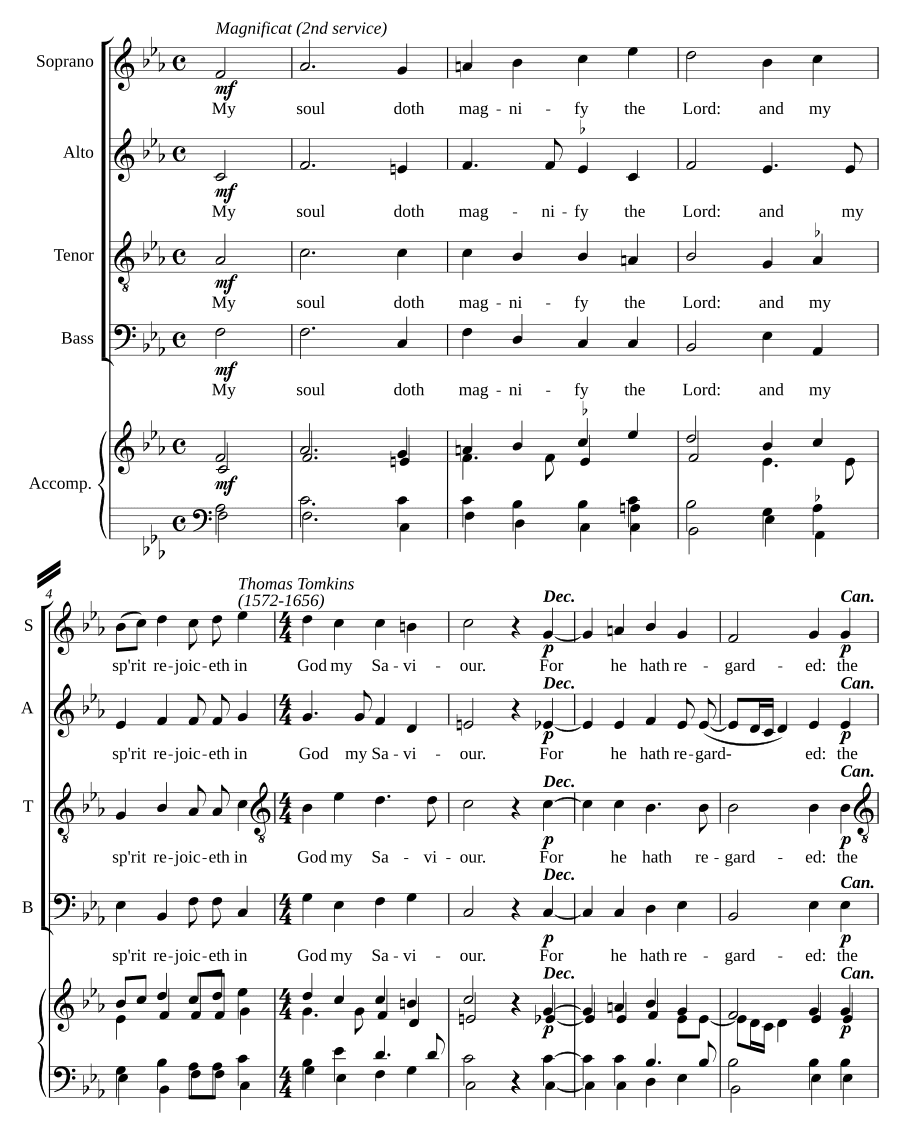 Magnificat и Ныне отпущаешь из Второй службы (Magnificat and Nunc dimittis from The Second Service)