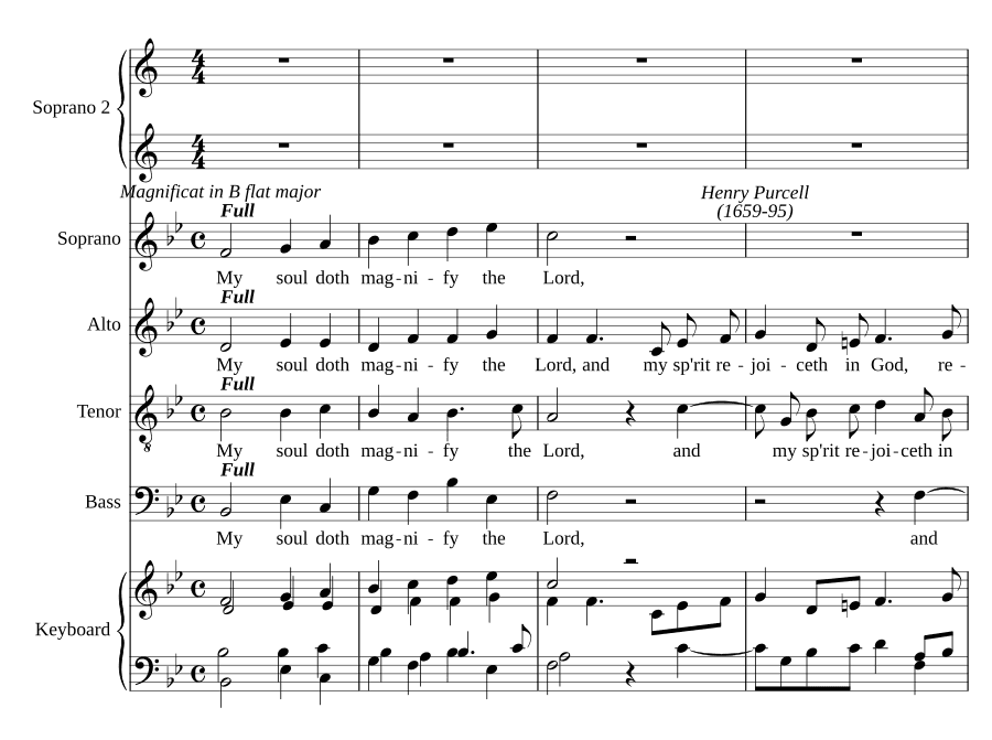 Магнификат и Ныне отпущаешь си-бемоль, Z 230/7 & 8 (Magnificat and Nunc dimittis in B flat, Z 230/7 & 8)