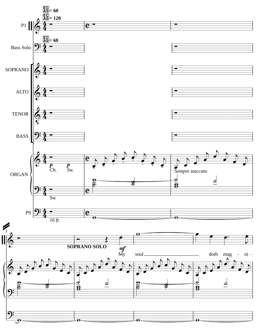 Magnificat and Nunc dimittis in G, Op. 81