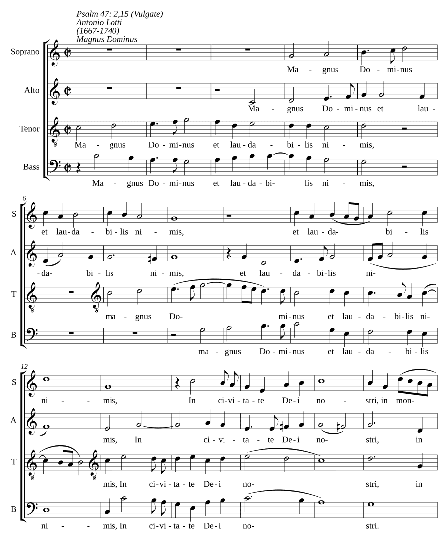 Велик Господь (Magnus Dominus)