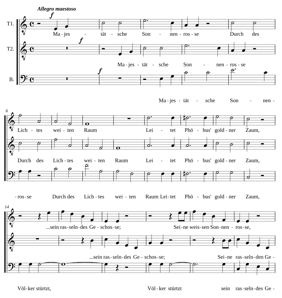Величественные солнечные кони (Majestätsche Sonnenrosse)