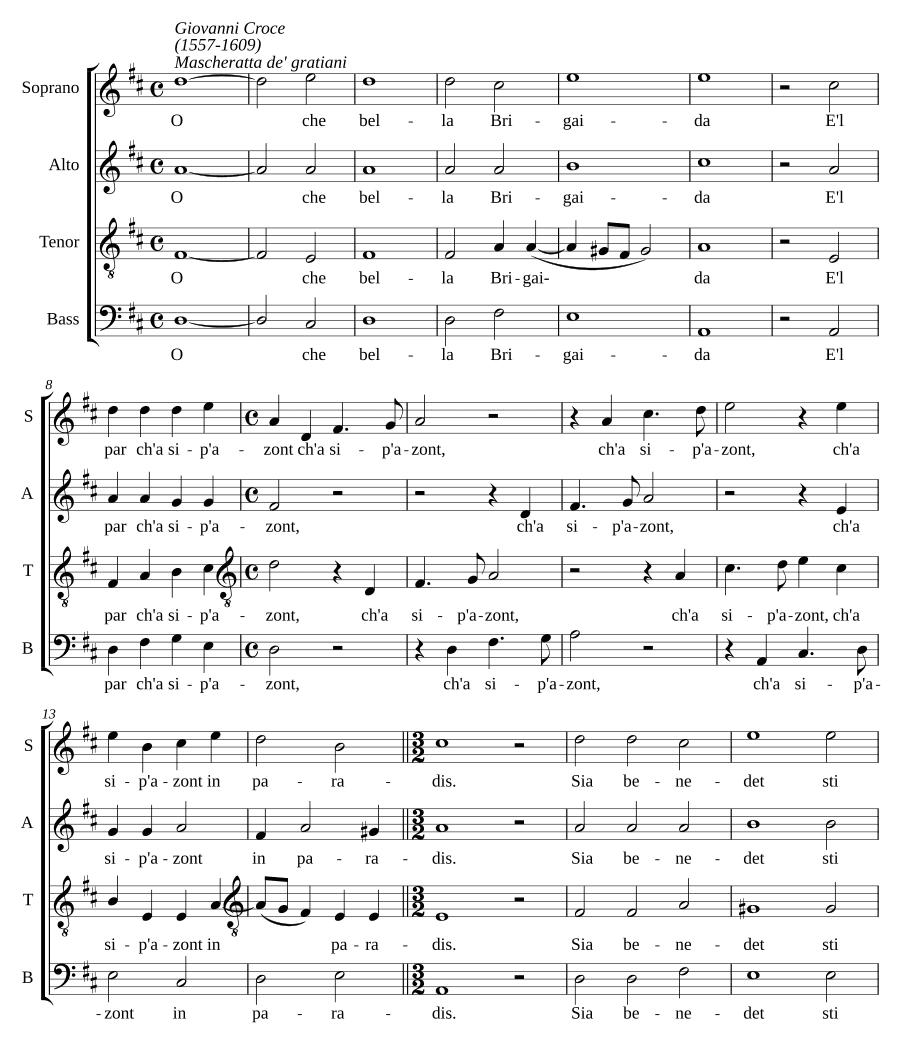 Маскарад Грациани (Mascheratta de Graziani)