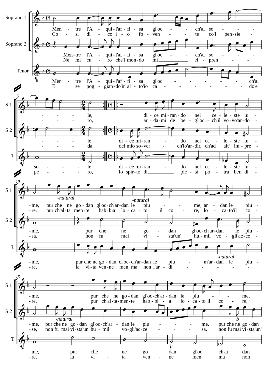 Пока орёл (Mentre l'Aquila)