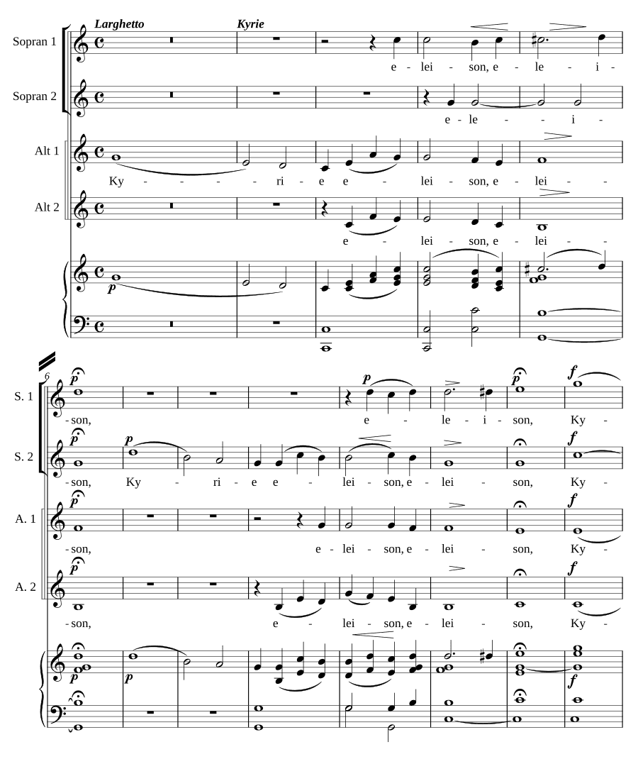 Месса святой Клары (Messa Sta. Clara)