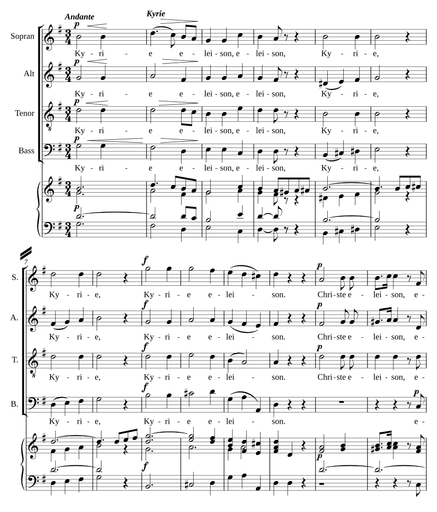 Месса соль мажор № 2 (Messe in G Nr. 2)