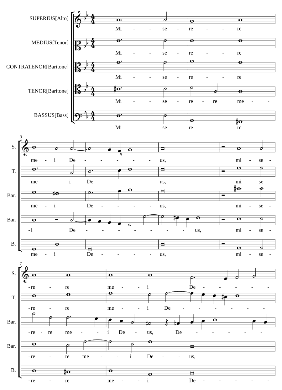 Помилуй меня, Боже (Miserere mei, Deus)