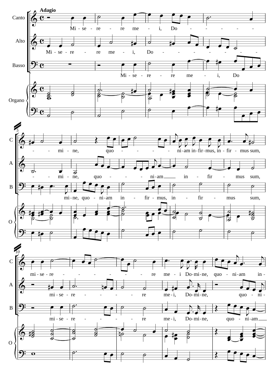Помилуй меня, Господи (Miserere mei, Domine)