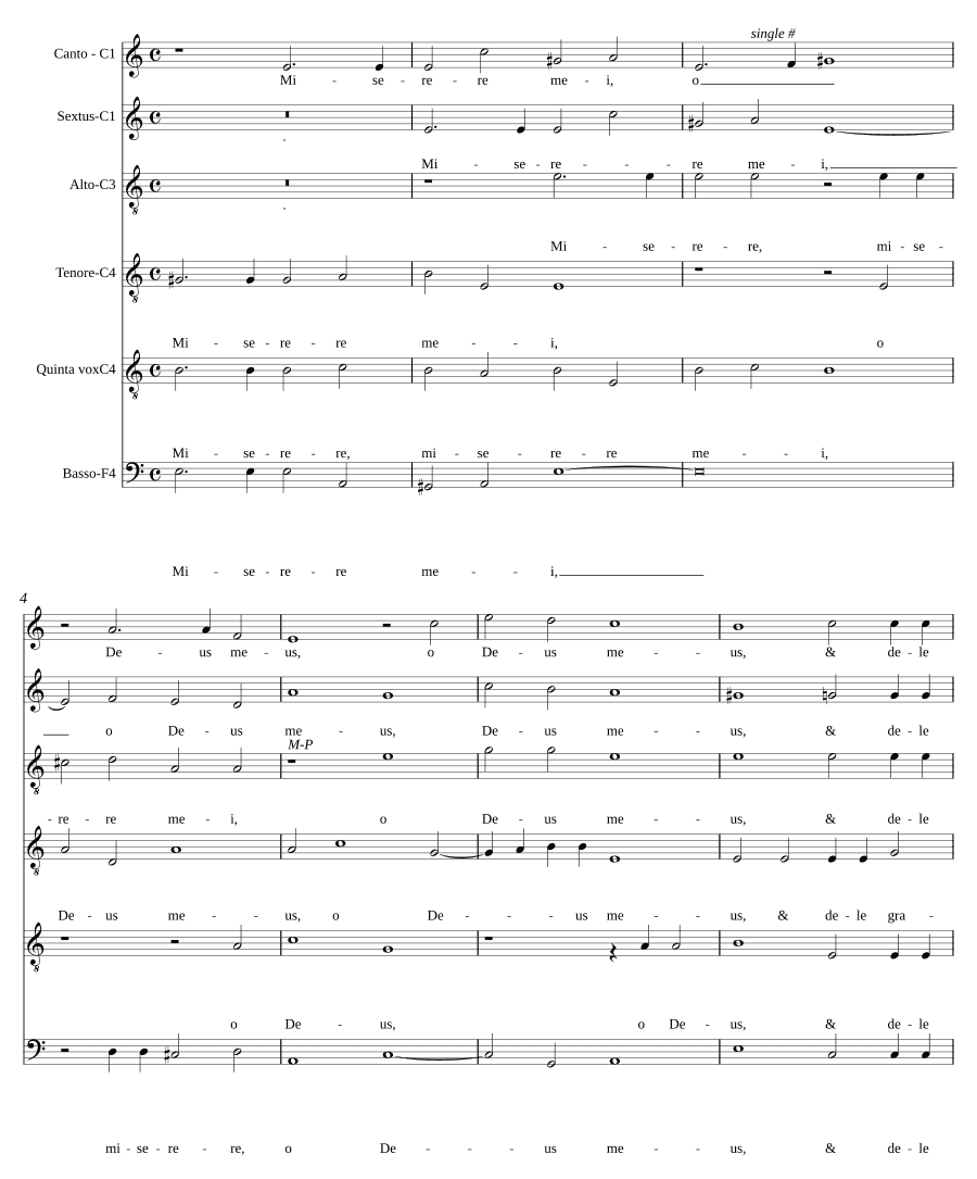 Помилуй меня, Боже (Miserere mei, o Deus)