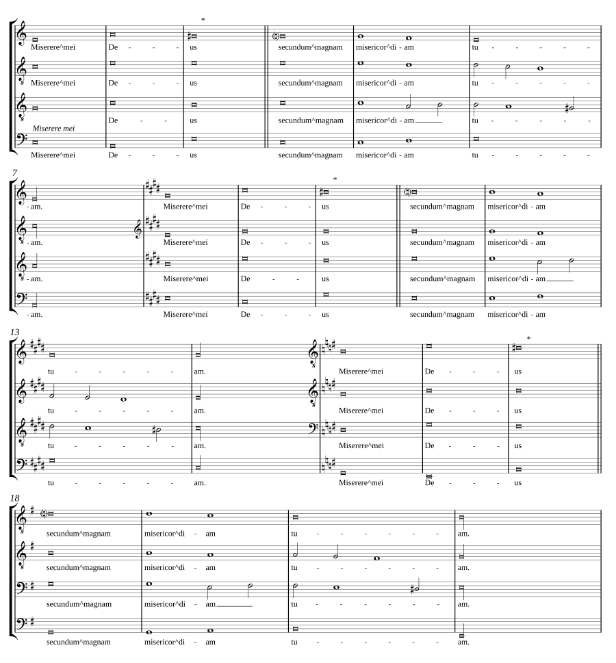 Помилуй меня, Боже (Miserere mei Deus)