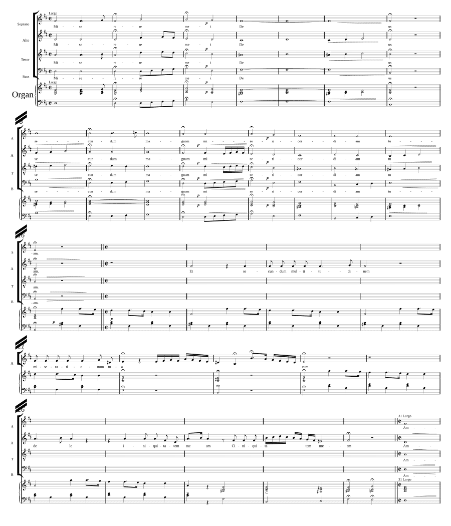 Помилуй меня, Боже (Miserere mei Deus)