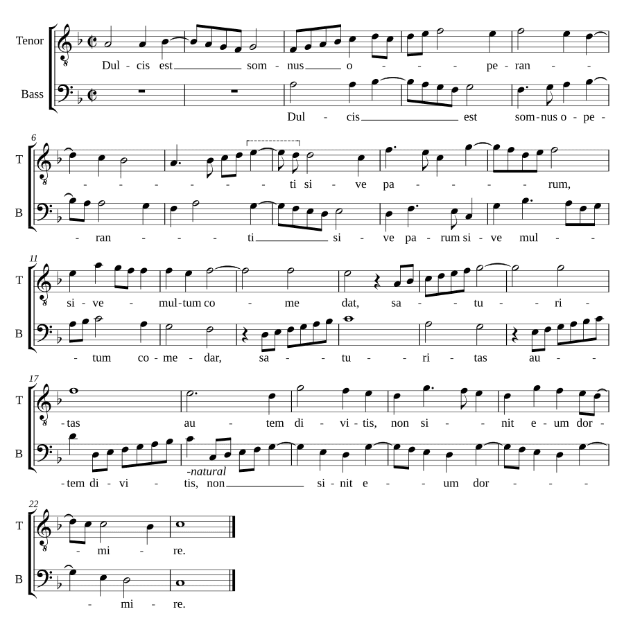 Сладок сон (Dulcis est somnus)