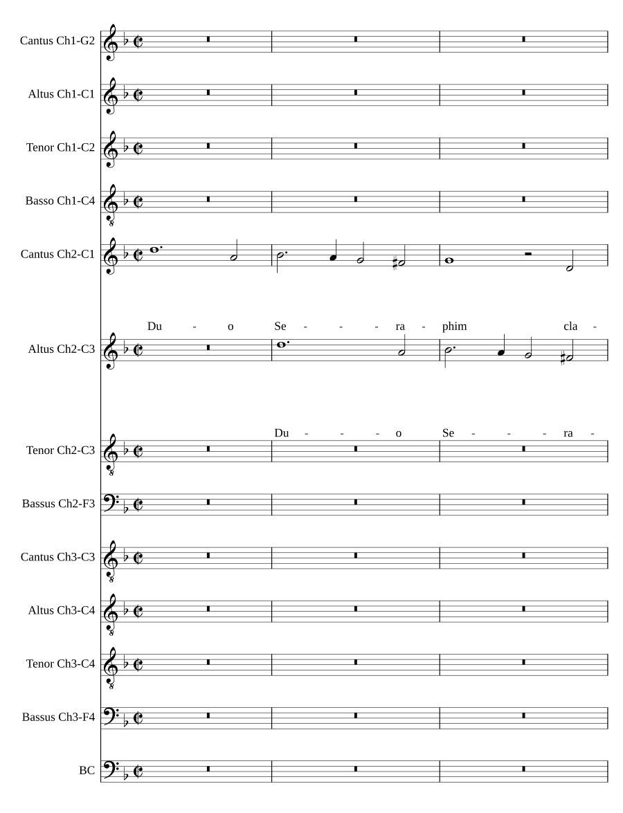 Два серафима, а 12 (Duo seraphim a 12)