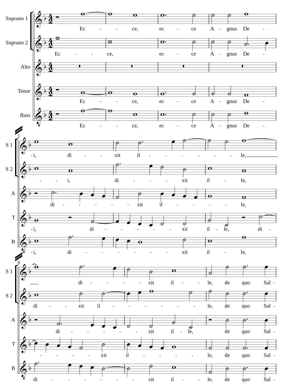 Вот Агнец Божий (Ecce Agnus Dei)