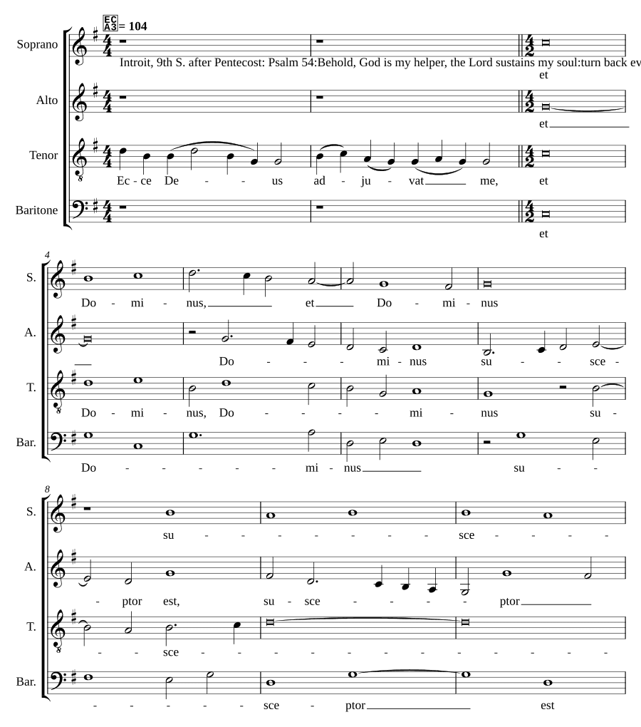 Вот Бог помогает мне (Ecce Deus adjuvat me)