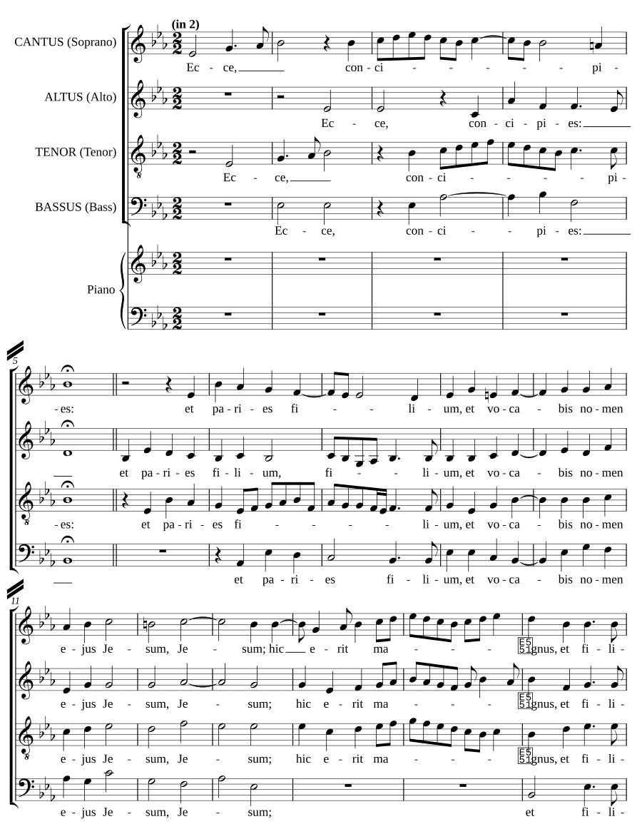 Вот зачнешь (Ecce concipies)