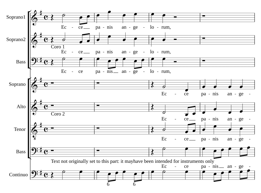 Се, хлеб ангелов (Ecce panis angelorum)