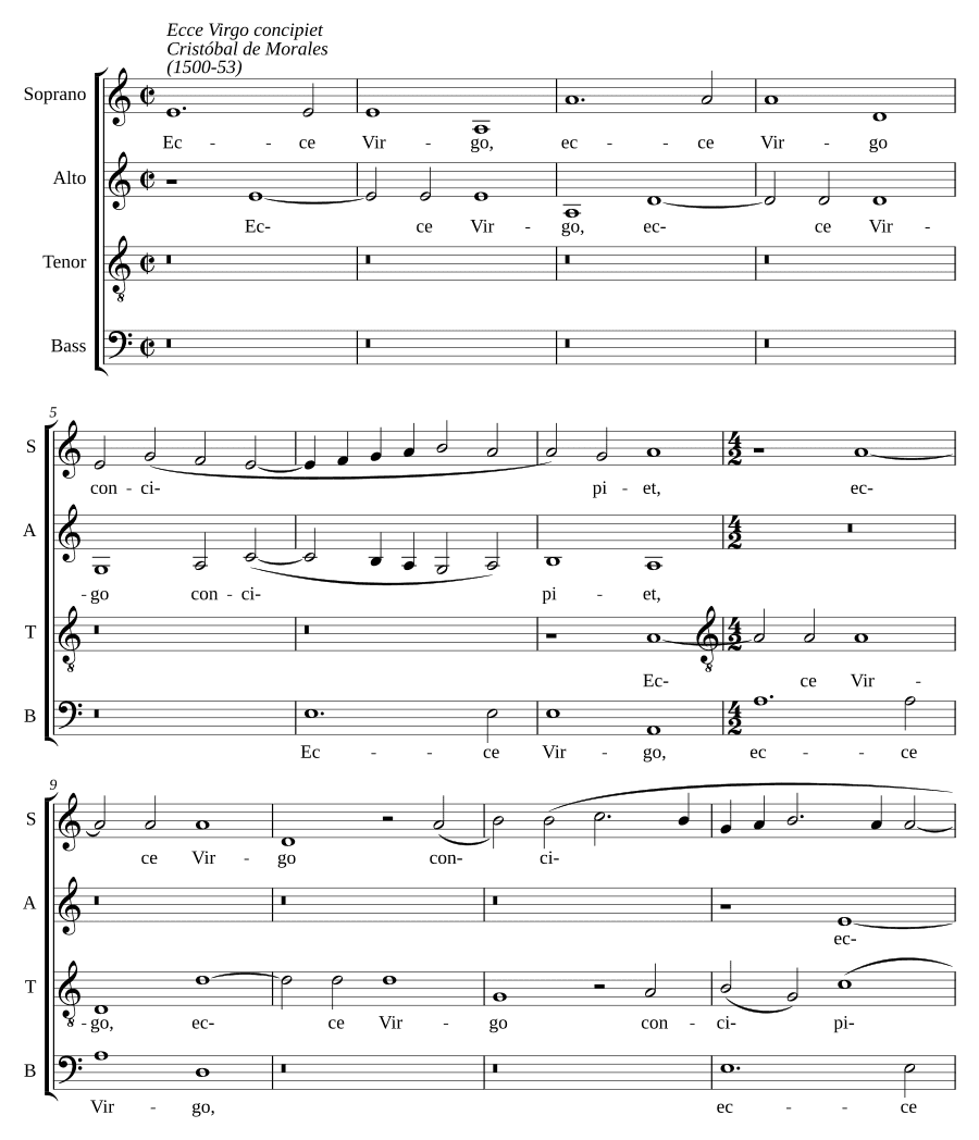 Вот дева зачнет (Ecce virgo concipiet)