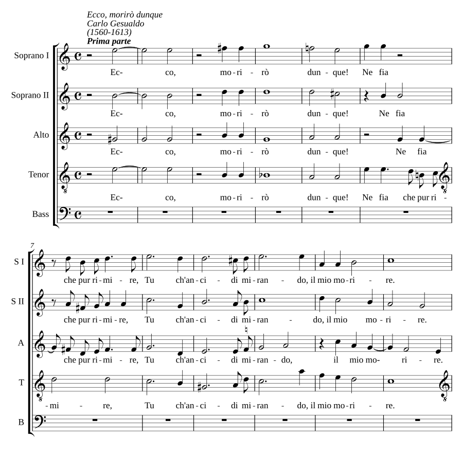 Вот, умру я значит (Ecco, morirò dunque)