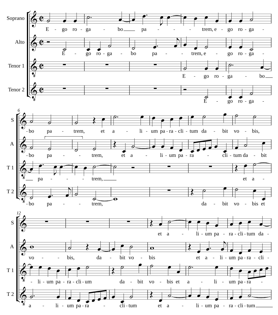 Я буду молить Отца (Ego rogabo Patrem)