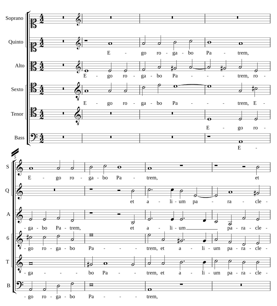 Я буду молиться Отцу (Ego rogabo Patrem)