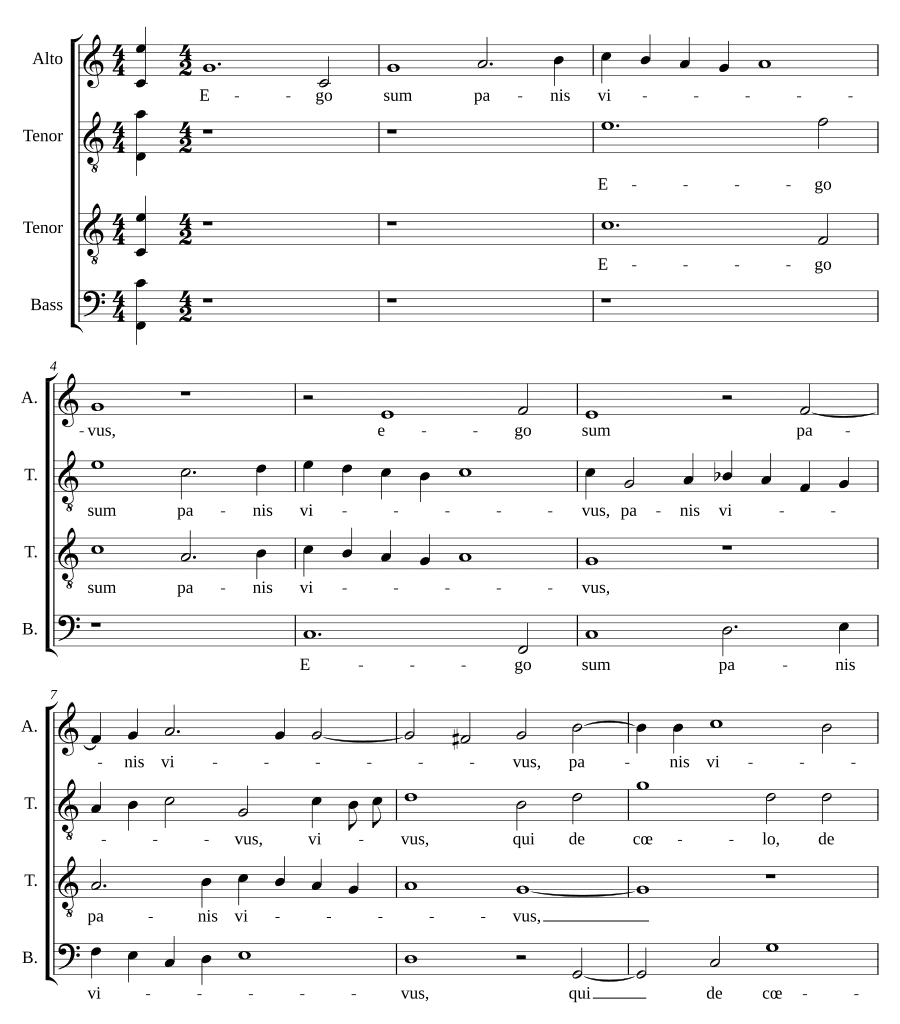 Я — живой хлеб (Ego sum panis vivus)