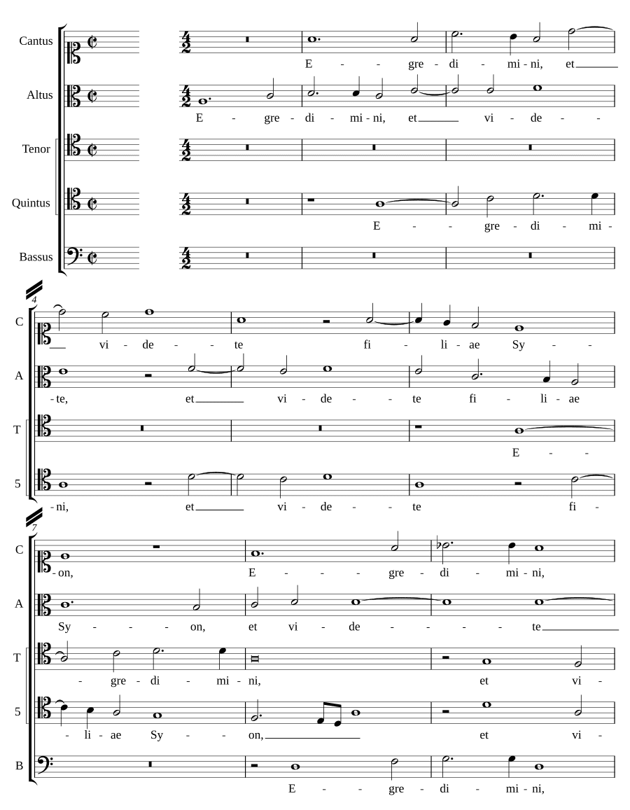 Выходите и смотрите (Egredimini et videte)