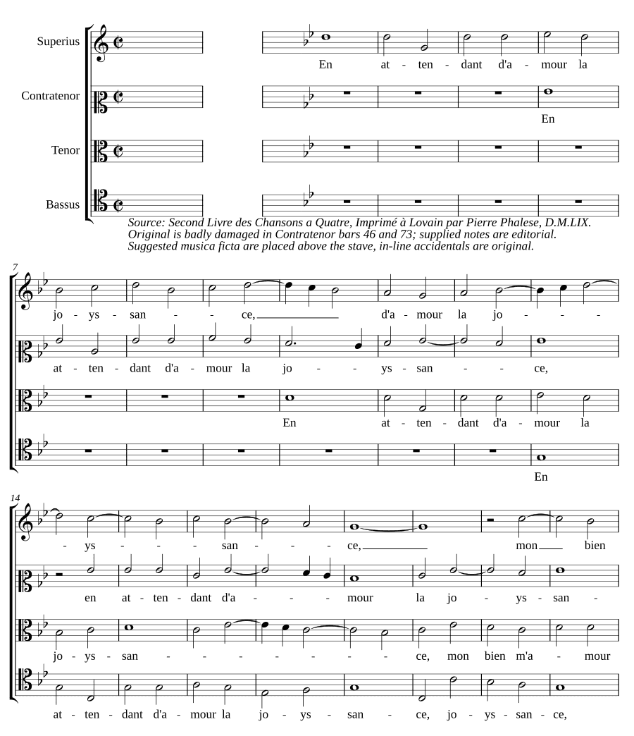 В ожидании любви (En attendant d'amour)